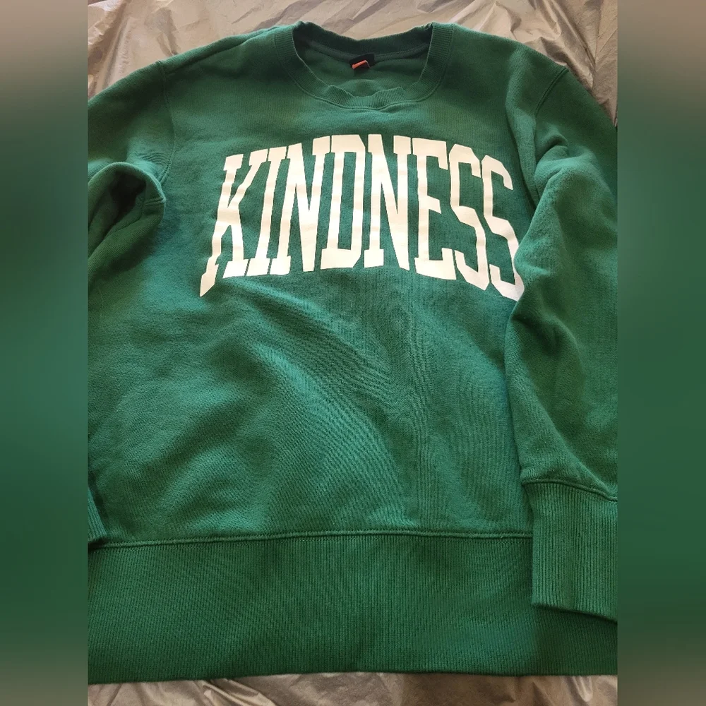 Rowing Blazers For Target Green Kindness Sweatshirt - Picture 3 of 10
